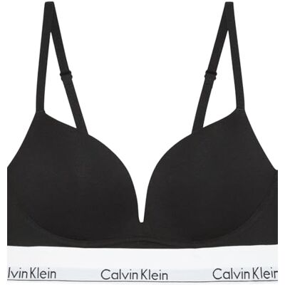 Calvin Dames Push UP Plunge LV00QF8502 Plunge, zwart (zwart), 34D, Zwart (zwart), 75D Calvin Dames Push UP Plunge LV00QF8502 Plunge, zwart (zwart), 34D, Zwart (zwart), 75D