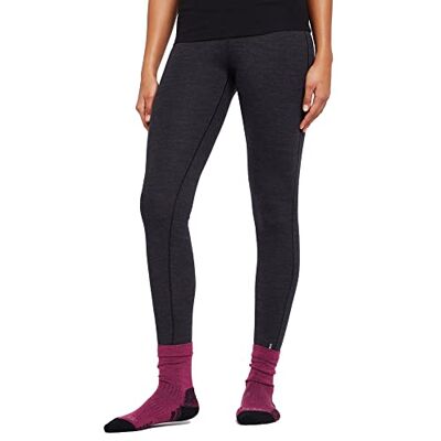 Smartwool Classic Thermal Merino Basislaag-broek voor dames Charcoal Heather XS Smartwool Classic Thermal Merino Basislaag-broek voor dames Charcoal Heather XS