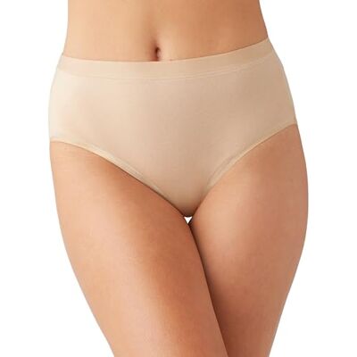 Wacoal Ingetogen katoenen slip voor dames, Zand, XL Wacoal Ingetogen katoenen slip voor dames, Zand, XL