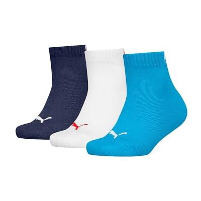 PUMA Sokken (3-pack) voor kinderen en jongens, Wit Nieuw, 39-42 PUMA Sokken (3-pack) voor kinderen en jongens, Wit Nieuw, 39-42