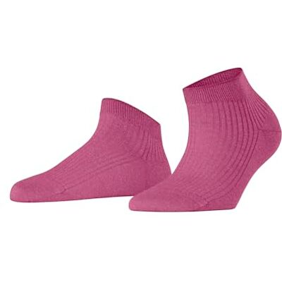 FALKE Dames Korte sokken Shiny W Sn viscose kort eenkleurig 1 paar, Roze Fuchsia 8552, 39-42 FALKE Dames Korte sokken Shiny W Sn viscose kort eenkleurig 1 paar, Roze Fuchsia 8552, 39-42