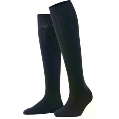 ESPRIT Dames Kniekousen Fine Weave W Kh katoen lang eenkleurig 1 paar, Blauw Marine 6120, 35-38 ESPRIT Dames Kniekousen Fine Weave W Kh katoen lang eenkleurig 1 paar, Blauw Marine 6120, 35-38