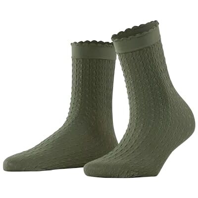 FALKE Dames Sokken Posh Pulse 50 DEN W So halfdoorzichtig eenkleurig 1 paar, Groen Artichoke 7436, 35-38 FALKE Dames Sokken Posh Pulse 50 DEN W So halfdoorzichtig eenkleurig 1 paar, Groen Artichoke 7436, 35-38