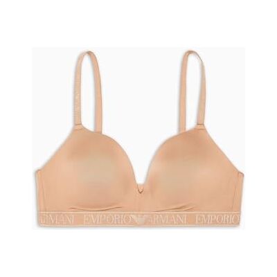 Giorgio Armani Gewatteerde driehoekige beha voor dames, Hazelnoot, XS Giorgio Armani Gewatteerde driehoekige beha voor dames, Hazelnoot, XS