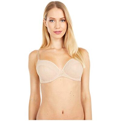 Chantelle Dames Parisian Allure Unlined Bra Plunge-BH, Ultra Nude., 70D Chantelle Dames Parisian Allure Unlined Bra Plunge-BH, Ultra Nude., 70D