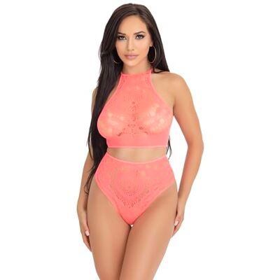 Leg Avenue Lace top & high waist string Leg Avenue Lace top & high waist string