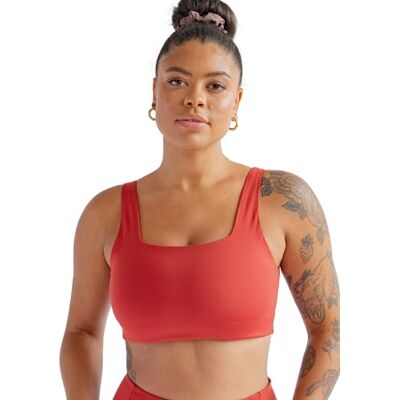 Girlfriend Collective Tommy Sports Bra, Women’s Sports Bra Cropped, Square Neck, Without padding and underwire, Perfect for Boxing, Running, Training, Sizes XXS-6XL Girlfriend Collective Tommy Sports Bra, Women’s Sports Bra Cropped, Square Neck, Without padding and underwire, Perfect for Boxing, Running, Training, Sizes XXS-6XL