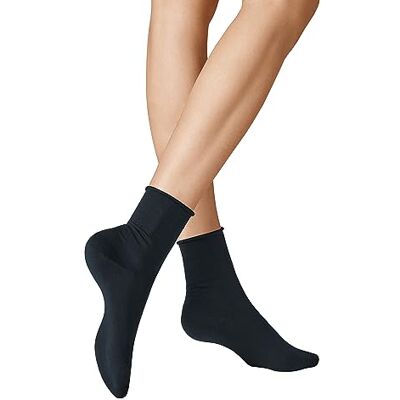 KUNERT Sensual Cotton Sod gebreide sokken voor dames, marineblauw, 35-38 EU KUNERT Sensual Cotton Sod gebreide sokken voor dames, marineblauw, 35-38 EU