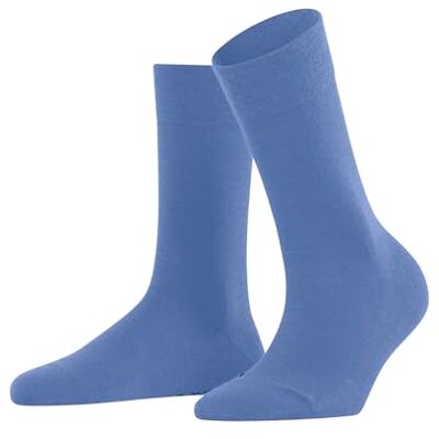 FALKE Dames Sokken Sensitive Berlin W So wol katoen met comfort tailleband 1 paar, Blauw Water 6550, 35-38 FALKE Dames Sokken Sensitive Berlin W So wol katoen met comfort tailleband 1 paar, Blauw Water 6550, 35-38