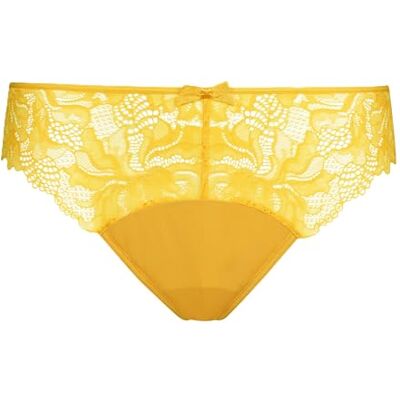 DIM Kant Generous Essentiel x1 Slipje, Mirabelle Geel, XS Dames, Mirabelle geel, XS DIM Kant Generous Essentiel x1 Slipje, Mirabelle Geel, XS Dames, Mirabelle geel, XS