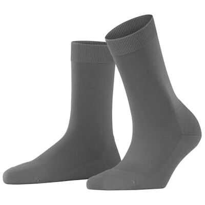 FALKE Dames Sokken ClimaWool W So wol lyocell eenkleurig 1 paar, Grijs Flanell 3210, 39-40 FALKE Dames Sokken ClimaWool W So wol lyocell eenkleurig 1 paar, Grijs Flanell 3210, 39-40