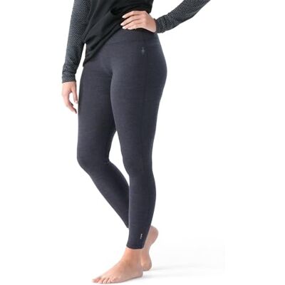 Smartwool Classic Thermal Merino Basislaag-broek voor dames Charcoal Heather S Smartwool Classic Thermal Merino Basislaag-broek voor dames Charcoal Heather S