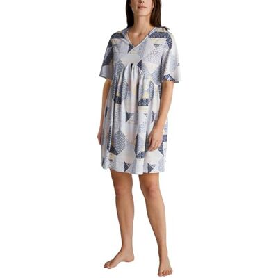 CALIDA Favourites Nachthemd voor dames, lengte 95 cm, ademend en temperatuurregulerend, Creool Roze, 36-38 CALIDA Favourites Nachthemd voor dames, lengte 95 cm, ademend en temperatuurregulerend, Creool Roze, 36-38