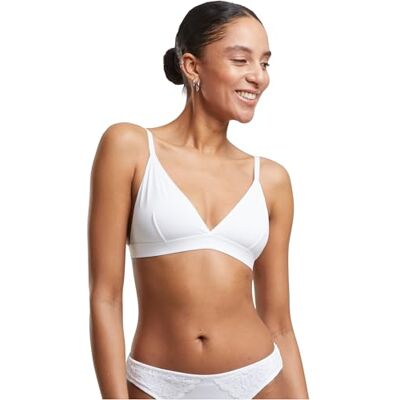 Urban Classics Basic beha voor dames, ongevoerde beha met verstelbare bandjes, comfortabel, verpakking van 2 stuks, wit+nude, XL Urban Classics Basic beha voor dames, ongevoerde beha met verstelbare bandjes, comfortabel, verpakking van 2 stuks, wit+nude, XL