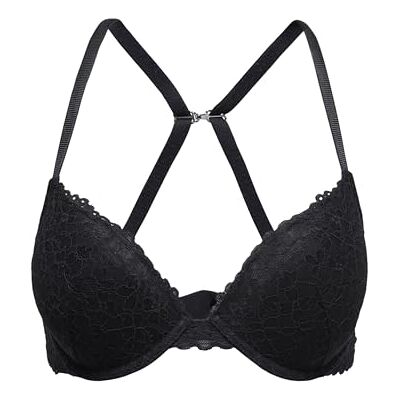 ONLY Onldelicate Lace Push-Up Bra Acc, zwart, XS ONLY Onldelicate Lace Push-Up Bra Acc, zwart, XS