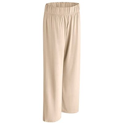 Nur Die Relax & Go Losse vrijetijdsbroek van bamboecellulose, bijzonder zacht en ademend, zachte tailleband voor dames, donkertaupe, 38 Nur Die Relax & Go Losse vrijetijdsbroek van bamboecellulose, bijzonder zacht en ademend, zachte tailleband voor dames, donkertaupe, 38