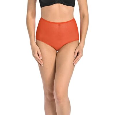 Teyli Hoge Taille Mesh Slip Voor Dames, Comfortabele Hoge Taille Onderbroek Van Zachte Mesh Voor Dagelijks Gebruik. Rood XL Teyli Hoge Taille Mesh Slip Voor Dames, Comfortabele Hoge Taille Onderbroek Van Zachte Mesh Voor Dagelijks Gebruik. Rood XL