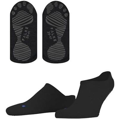 FALKE Uniseks-volwassene Stopper sokken Cool Kick U Hp ademend sneldrogend Noppen op de zool 1 paar, Zwart Black 3000, 44/45 EU FALKE Uniseks-volwassene Stopper sokken Cool Kick U Hp ademend sneldrogend Noppen op de zool 1 paar, Zwart Black 3000, 44/45 EU