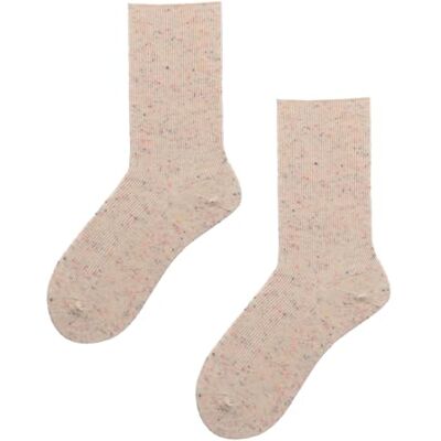 Hudson Damessokken Spot gestippeld Wit 35-38 Hudson Damessokken Spot gestippeld Wit 35-38