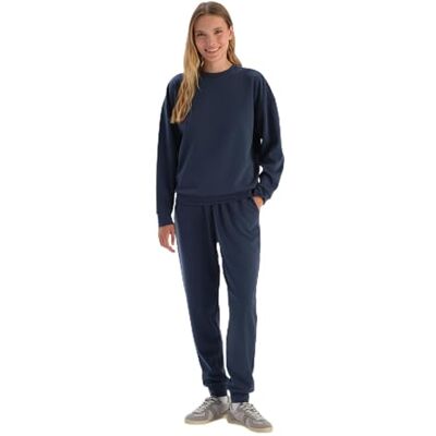 Dagi Modal Joggingbroek voor dames, pajama bottom, Donkerblauw, M Dagi Modal Joggingbroek voor dames, pajama bottom, Donkerblauw, M