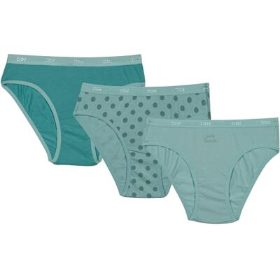 DIM slipjes (3 stuks) meisjes, stippen/groen/watergroen, 8 Jaren DIM slipjes (3 stuks) meisjes, stippen/groen/watergroen, 8 Jaren