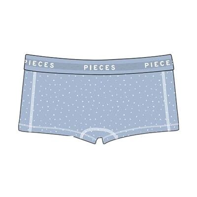 PIECES Pclogo Lady Boxers/AOP Noos Bc, Cashmere Blue, M PIECES Pclogo Lady Boxers/AOP Noos Bc, Cashmere Blue, M