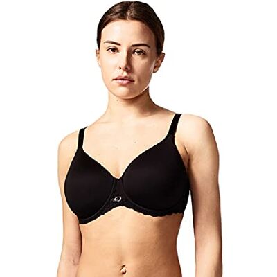 Chantelle Parisian Allure Co SG Spacer volledige dekking beha voor dames, Zwart, 65E Chantelle Parisian Allure Co SG Spacer volledige dekking beha voor dames, Zwart, 65E