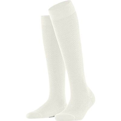 FALKE Dames Kniekousen Fable Estate W Kh wol lang eenkleurig 1 paar, Wit Off-White 2040, 35-38 FALKE Dames Kniekousen Fable Estate W Kh wol lang eenkleurig 1 paar, Wit Off-White 2040, 35-38
