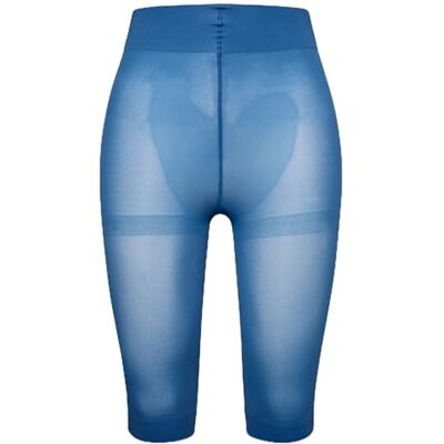 Ulla Popken , Dames, grote maten, kousen-wielers, 80 denier, dijbeenbescherming, knielang, blauw, 58-60 Ulla Popken , Dames, grote maten, kousen-wielers, 80 denier, dijbeenbescherming, knielang, blauw, 58-60