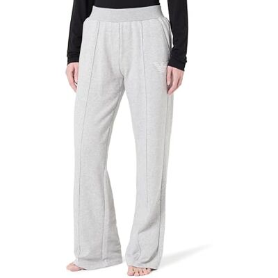 Giorgio Armani Dames iconische badstof losse fit broek grijs S, Grijs, S Giorgio Armani Dames iconische badstof losse fit broek grijs S, Grijs, S