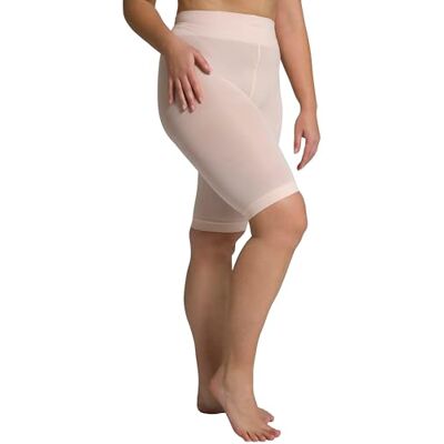 Ulla Popken Dames grote maten grote maten plus size kous-wieler, 80 denier, dijbeenbescherming, knielang 799278, Helder abrikoos, 62-64 Ulla Popken Dames grote maten grote maten plus size kous-wieler, 80 denier, dijbeenbescherming, knielang 799278, Helder abrikoos, 62-64
