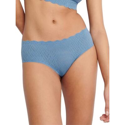 Sloggi Dames Zero Feel Bliss Hipster Underwear, Azura Blue, XS Sloggi Dames Zero Feel Bliss Hipster Underwear, Azura Blue, XS