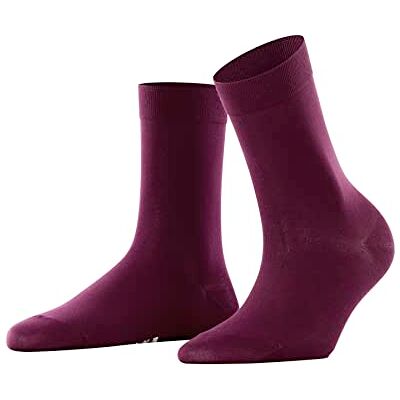 FALKE Dames Sokken Cotton Touch W So katoen eenkleurig 1 paar, Rood Barolo 8596, 39-42 FALKE Dames Sokken Cotton Touch W So katoen eenkleurig 1 paar, Rood Barolo 8596, 39-42