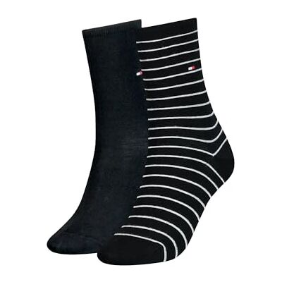 Tommy Hilfiger Damessokken (set van 2), zwart, 39-42 EU Tommy Hilfiger Damessokken (set van 2), zwart, 39-42 EU