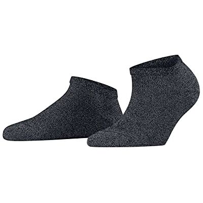 FALKE Dames Korte sokken Shiny W Sn lyocell kort eenkleurig 1 paar, Blauw Dark Navy 6370, 39-42 FALKE Dames Korte sokken Shiny W Sn lyocell kort eenkleurig 1 paar, Blauw Dark Navy 6370, 39-42