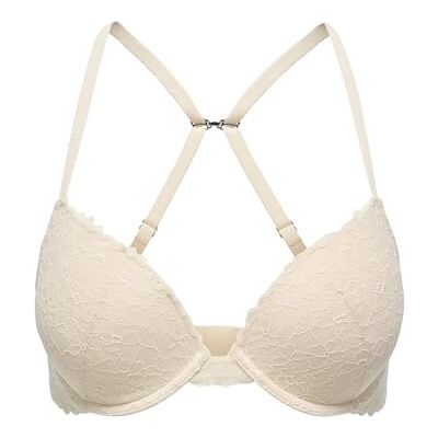 ONLY Onldelicate Lace Push-Up Bra Acc, perzik taffy, S ONLY Onldelicate Lace Push-Up Bra Acc, perzik taffy, S