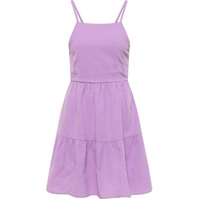 LOMASI Dames Mini Slipdress 19323087-LO01, lila, S, Mini slipdress, S LOMASI Dames Mini Slipdress 19323087-LO01, lila, S, Mini slipdress, S