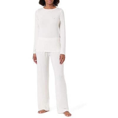 Giorgio Armani WOMAN'S TECH WOL LANGE PAJAMAS WIT L, Wit, L Giorgio Armani WOMAN'S TECH WOL LANGE PAJAMAS WIT L, Wit, L