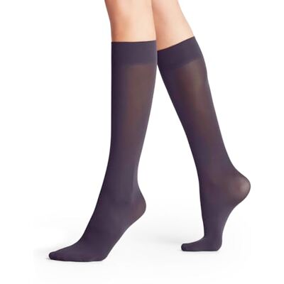 FALKE Dames Kniekousen Pure Matt 50 DEN W Kh halfdoorzichtig eenkleurig 1 paar, Rood Wineberry 8761, 35-38 FALKE Dames Kniekousen Pure Matt 50 DEN W Kh halfdoorzichtig eenkleurig 1 paar, Rood Wineberry 8761, 35-38