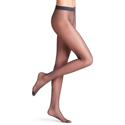 FALKE Dames Panty Pure Matt 20 DEN W Ti sheer eenkleurig 1 paar, Grijs Graphite 3146, XL FALKE Dames Panty Pure Matt 20 DEN W Ti sheer eenkleurig 1 paar, Grijs Graphite 3146, XL