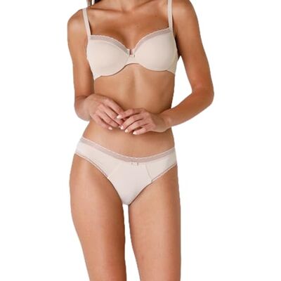 Lovable Leggera My Daily Comfort Slip Microfibra dames, beige (038-huid), L Lovable Leggera My Daily Comfort Slip Microfibra dames, beige (038-huid), L