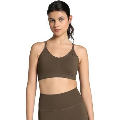 PUMA Dames Move Shapeluxe naadloze beha ondergoed tops PUMA Dames Move Shapeluxe naadloze beha ondergoed tops