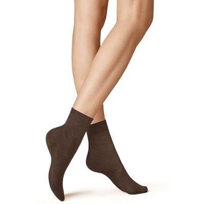 KUNERT Sensual Merino 204000 Damessokken, gebreid, 35/38, bruin, bruin, sokken van merinowol, vochtregulerend en ademend, temperatuurregulerend, drukvrije comfortabele tailleband, bruin, 35-38 EU KUNERT Sensual Merino 204000 Damessokken, gebreid, 35/38, bruin, bruin, sokken van merinowol, vochtregulerend en ademend, temperatuurregulerend, drukvrije comfortabele tailleband, bruin, 35-38 EU