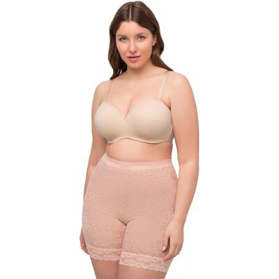 Ulla Popken , Dames, grote maten, multiway-Bra, champagne, 100C Ulla Popken , Dames, grote maten, multiway-Bra, champagne, 100C