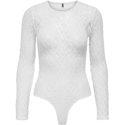 ONLY Dames Onlsyrene Lace Body Acc, Cloud Dancer, XS, cloud dancer, x_s ONLY Dames Onlsyrene Lace Body Acc, Cloud Dancer, XS, cloud dancer, x_s