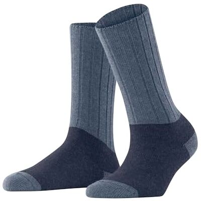 ESPRIT Dames Sokken Vibrance W So wol kasjmier eenkleurig 1 paar, Blauw Ink Melange 6674, 39-42 ESPRIT Dames Sokken Vibrance W So wol kasjmier eenkleurig 1 paar, Blauw Ink Melange 6674, 39-42