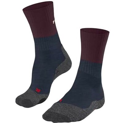 FALKE Dames Wandelsokken TK2 Explore W So wol functioneel materiaal anti-blaar dik 1 paar, Paars Azalea 8501, 37-38 FALKE Dames Wandelsokken TK2 Explore W So wol functioneel materiaal anti-blaar dik 1 paar, Paars Azalea 8501, 37-38