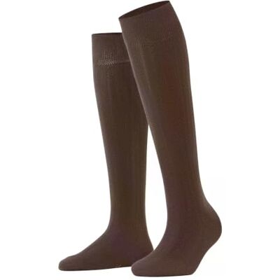 ESPRIT Dames Kniekousen Fine Weave W Kh katoen lang eenkleurig 1 paar, Bruin Chocolate 5272, 39-42 ESPRIT Dames Kniekousen Fine Weave W Kh katoen lang eenkleurig 1 paar, Bruin Chocolate 5272, 39-42