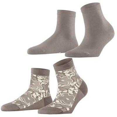 ESPRIT Dames Korte sokken Geranium Multipack W Sso katoen kort gedessineerd 2 paar, Grijs Grey Mix 0020, 35-38 ESPRIT Dames Korte sokken Geranium Multipack W Sso katoen kort gedessineerd 2 paar, Grijs Grey Mix 0020, 35-38