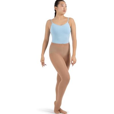 Capezio Dames 1915 panty, ultrazacht, gebreid weefsel, Light Tab, S-M Capezio Dames 1915 panty, ultrazacht, gebreid weefsel, Light Tab, S-M